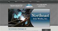 Desktop Screenshot of northeastironworksinc.com